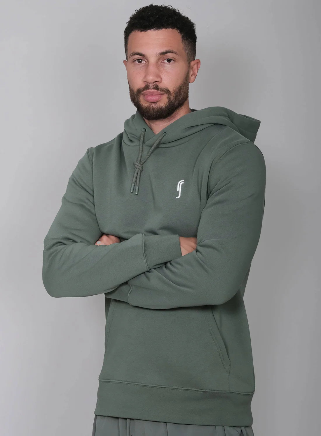Men's Paris Hoodie - Green (M)
