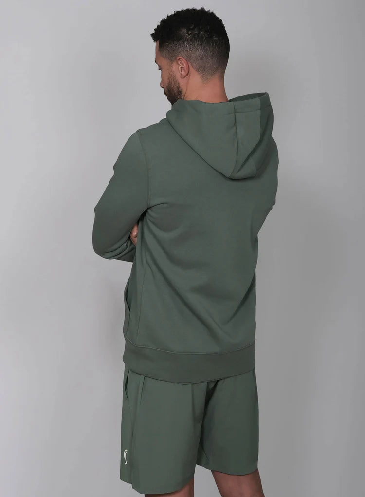 Men's Paris Hoodie - Green (M)